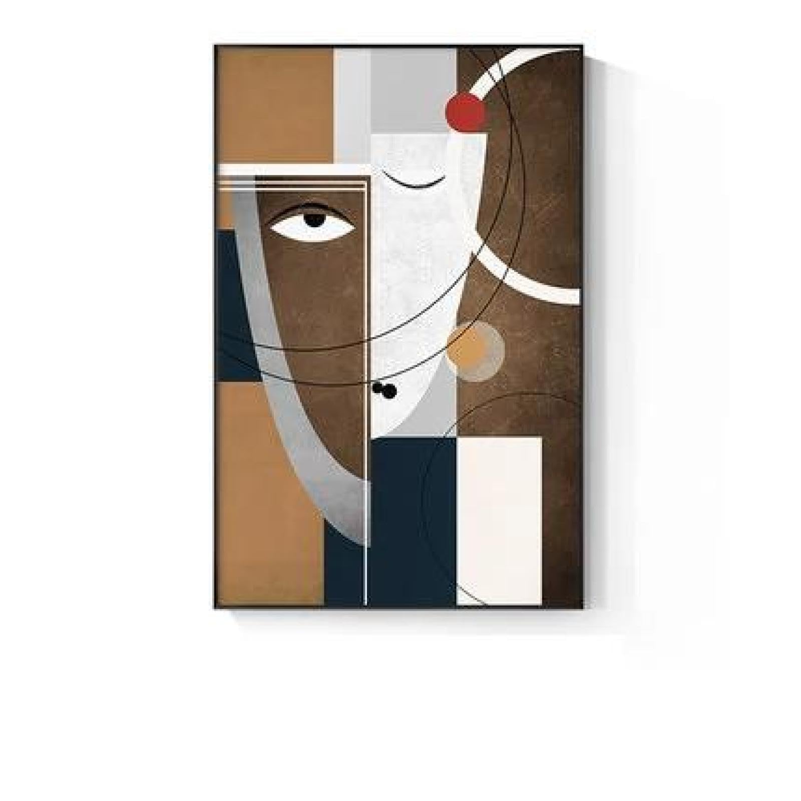 Yocheng Impressionist Color Line Woman Art Canvas Painting Abstract Poster Prints Wall Art Picture For Living Room Home Decor 50x70cm No Frame