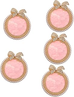 FRCOLOR 5Pcs Paleta Bandejas Decorativas Paleta De Unhas Bandeja De Resina Resina Arte DIY Placa De Pintura A Óleo Pintura De Unhas Manicure Placa De Ponta De Fundação Bandeja