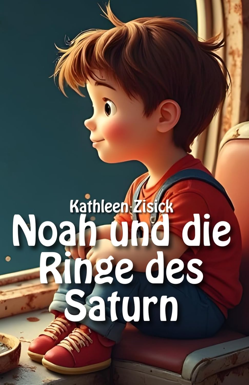 Noah und die Ringe des Saturn: Das personalisierte Erstlesebuch & Vorlesebuch für Kinder von 6-10 Jahren mit Ausmalbildern (German Edition)      Paperback – Large Print, June 14, 2025