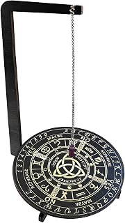 wqibq Soporte para Péndulo - Tablero De Altar De Adivinación Hecho A Mano | Suministros Verticales Místicos para Meditación Limpieza Espiritual Lectura De Tarot Configuración De Altar