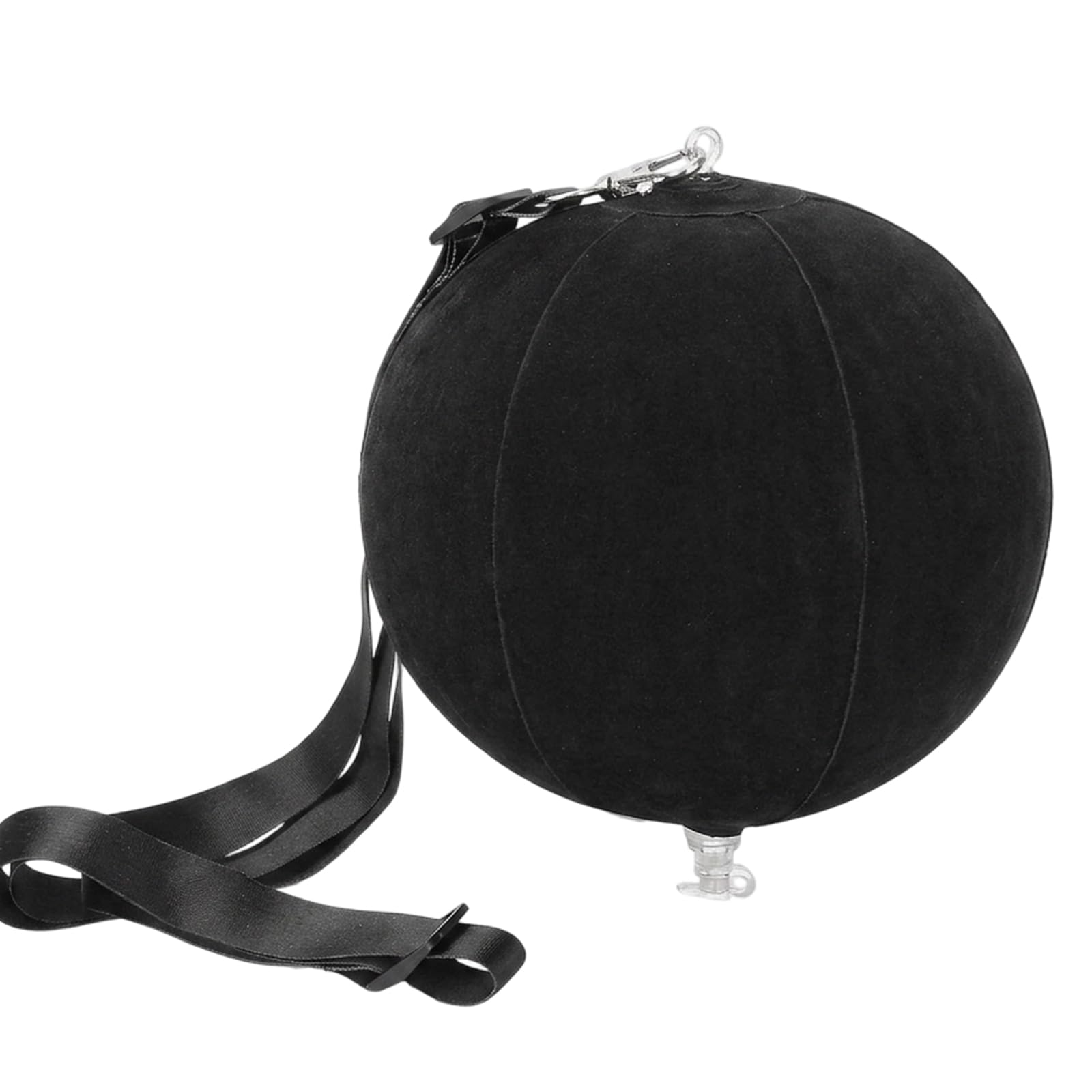 Swing Ball Replacement Ball, Pure Strike Golf Training Ball for Swing Sync Golf Trainer, Golf Practice Balls for Indoor and Outdoor Use, Black Flocked Golf Ball Design with Durable Construction