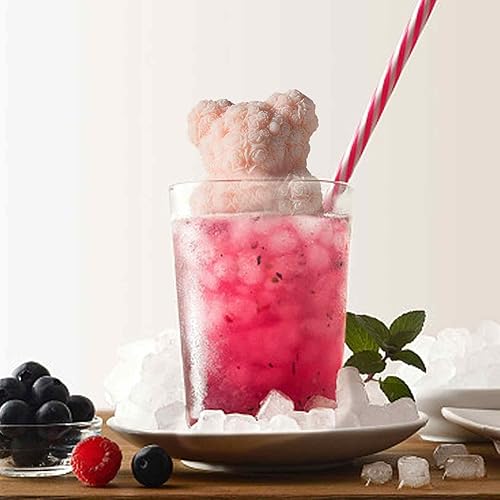 Miniatura 4 de Moldes de silicona de oso de rosas 3D, molde de vela de aromaterapia para el día de San Valentín, boda, oso de rosa, exhibición de ventana,