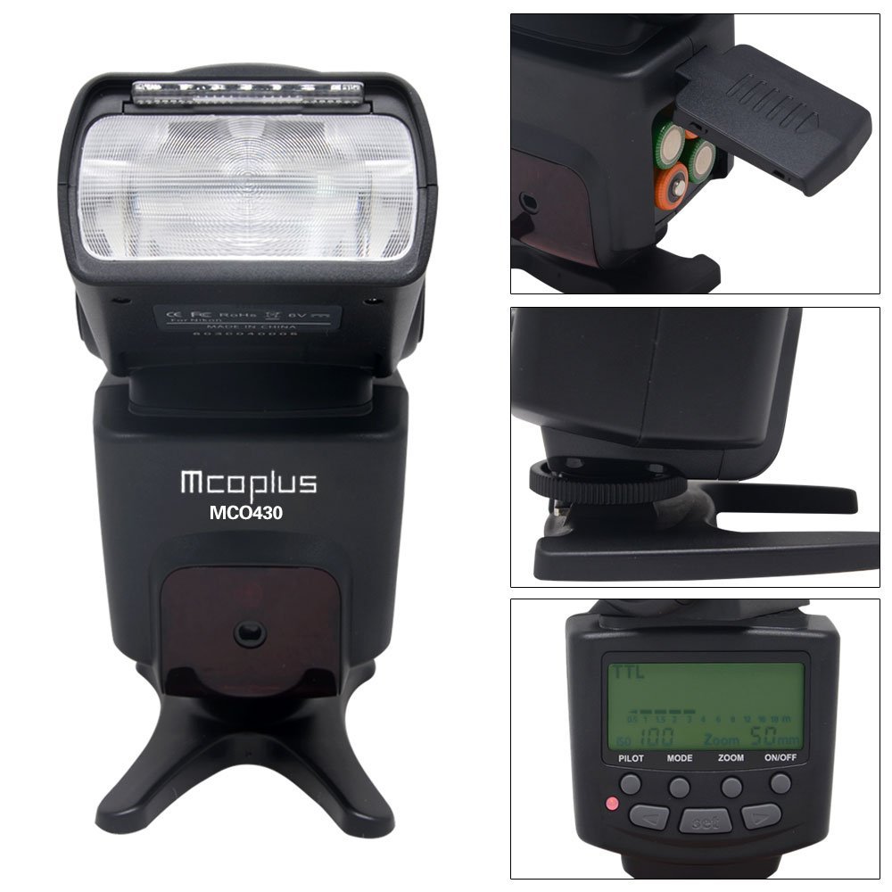 Meike 430N TTL Speedlite LCD Display Shoe Mount Fla Produktbild-Vorschau 1