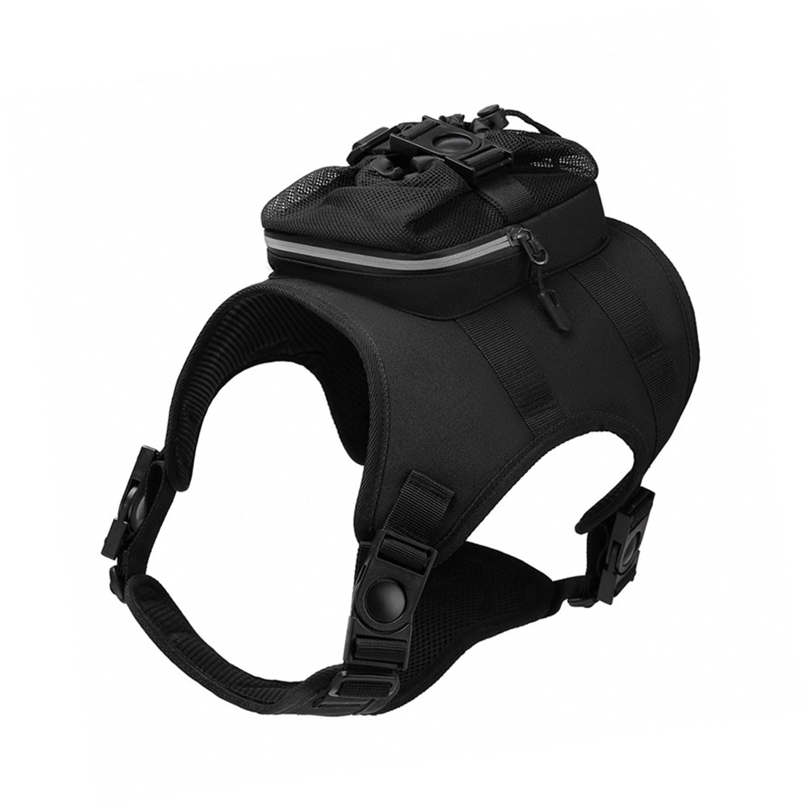 Zeizafa Hundeweste Verstellbares Trainingsgeschirr Für Training Spaziergänge Rucksackgürtel Für Große Kleine Hunde Robuste Outdoor Hundeausrüstung