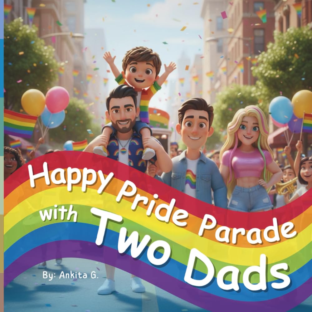 Happy Pride Parade with Two Dads: LGBTQ Pride Month Children Picture Story Book of Modern & Diverse Family