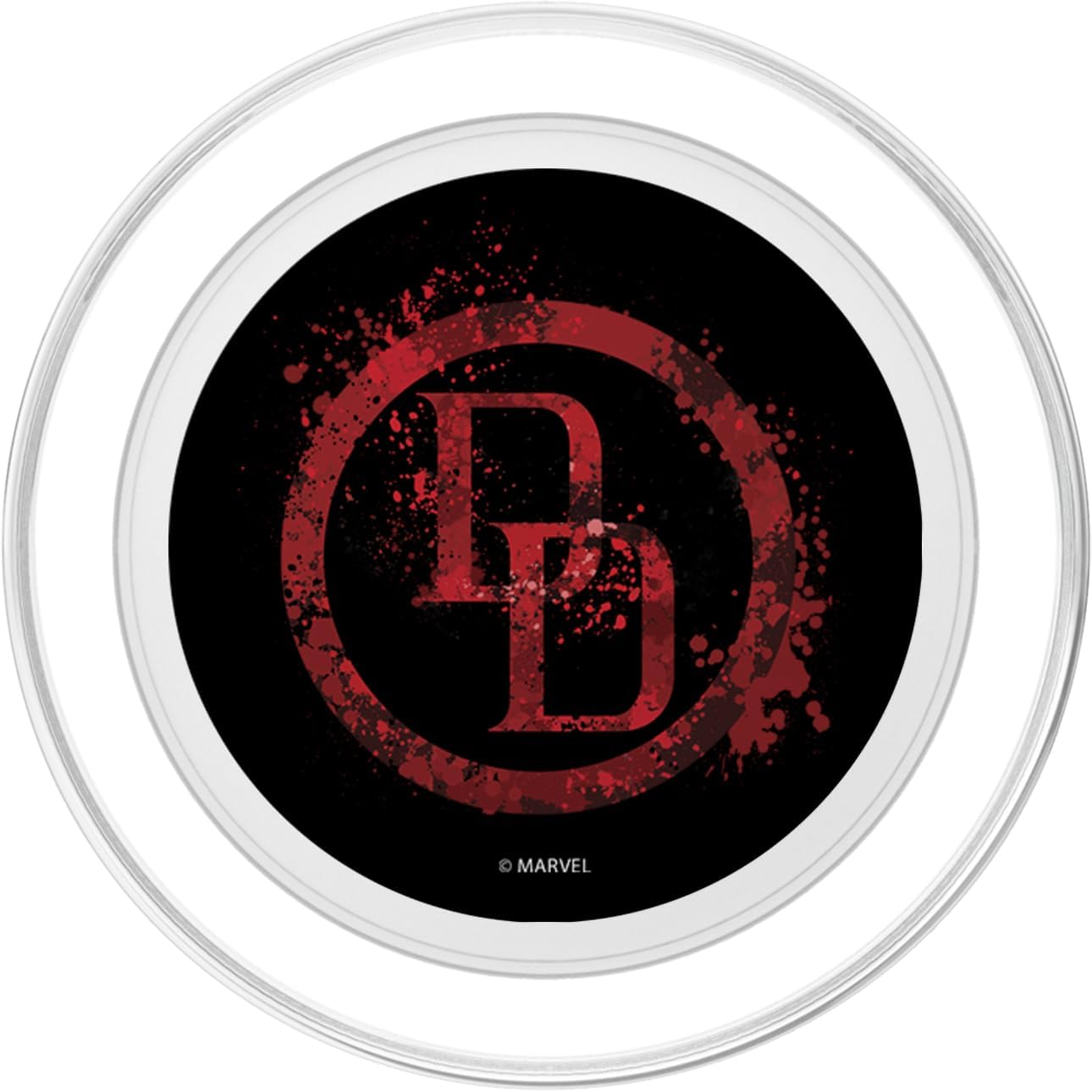 Marvel Dare Devil Spatter Icon PopSockets MagSafe PopGrip for iPhone