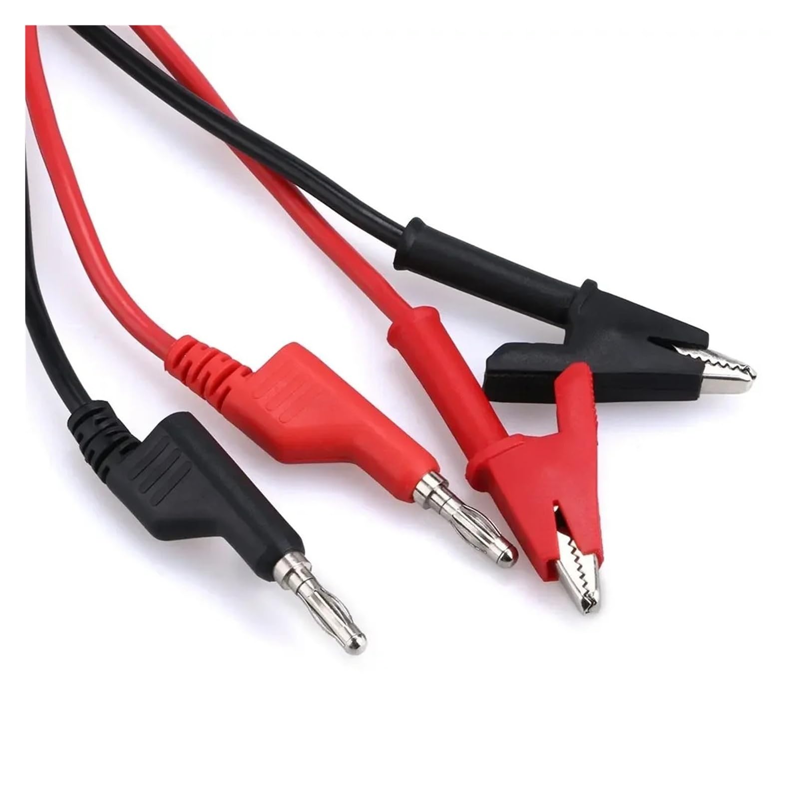 2 cables de prueba de clip de 1 m y 15 A para multímetro