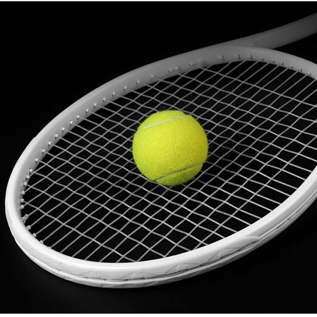 40-55 LBS Ultralight Black Tennis Rackets Carbon Tenis Padel Racket Stringing 4 3/8 Tennisracket racquet(B)