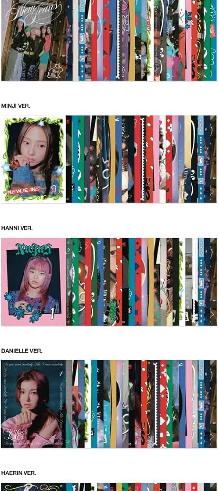 NewJeans OMG 1st Singile Album Message Card Version CD+