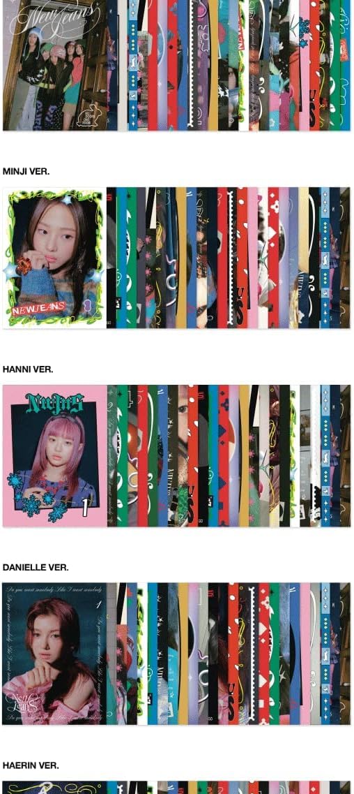 NewJeans OMG 1st Singile Album Message Card Version CD+