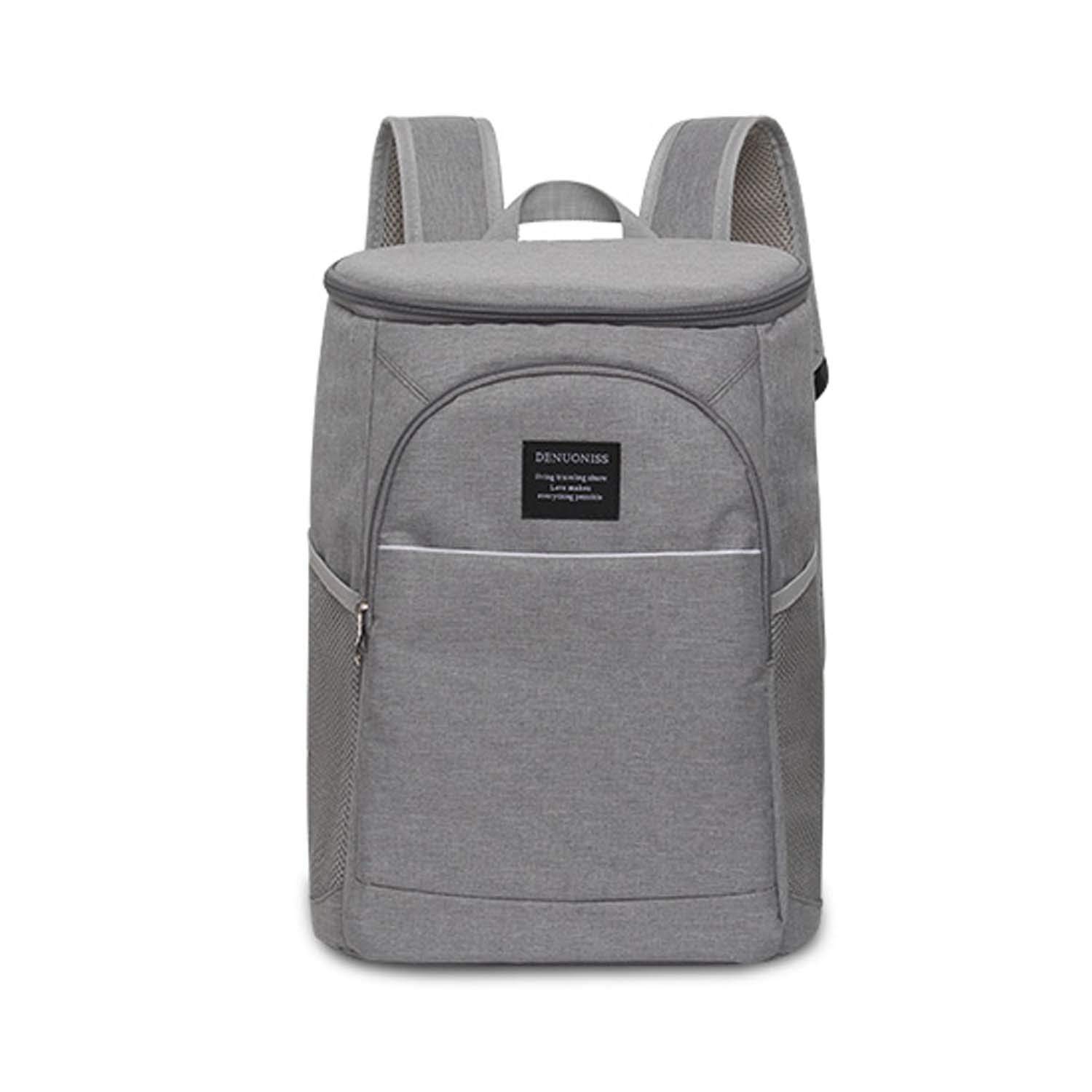 FANDARE Unisexo Mochila de almuerzo Bolsa Isotermica de Almuerzo Nevera Portatil Bolsa Térmica Comida Alimentos con Correa Portatil para Bolsa Nevera Oficina Escuela Viaje Lunch Bag Poliéster