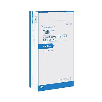 TelfaTM Non-Adherent Dressing Gauze Pad, Non-Sterile, 3 x 8IN, Case of 4000
