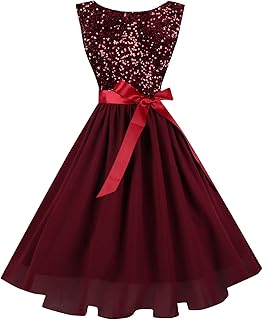 Women's Boatneck Sleeveless Prom Wedding Guest Bridesmaid Dresses Cocktail Dress