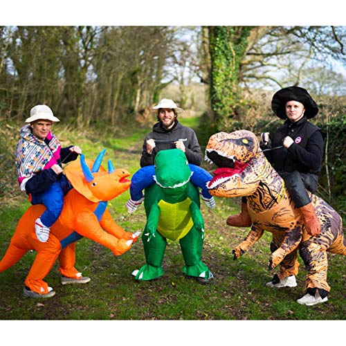 Bodysocks® Inflatable Deluxe Dinosaur Costume for Adults - Image 7