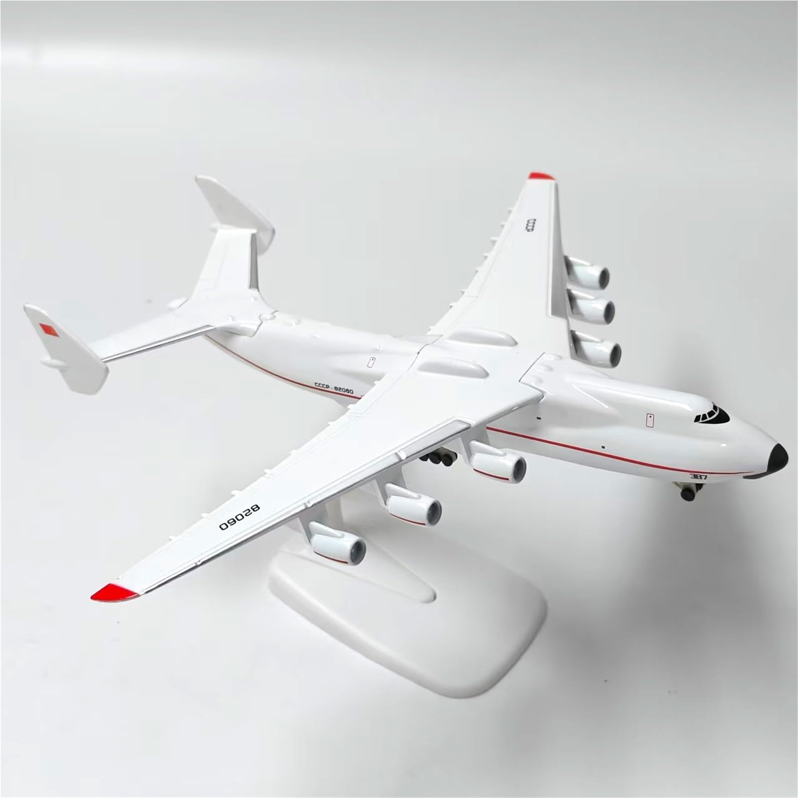 aerei a reazione Modello Pressofuso In Scala 1:400 Dell'aereo Da Trasporto AN-225 Con Ruote 20 Cm regali per piloti