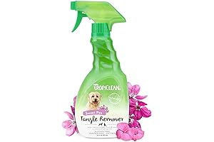 TropiClean Sweet Pea Cat Detangler Spray: Dematting Solution for Healthy, Tangle-Free Fur