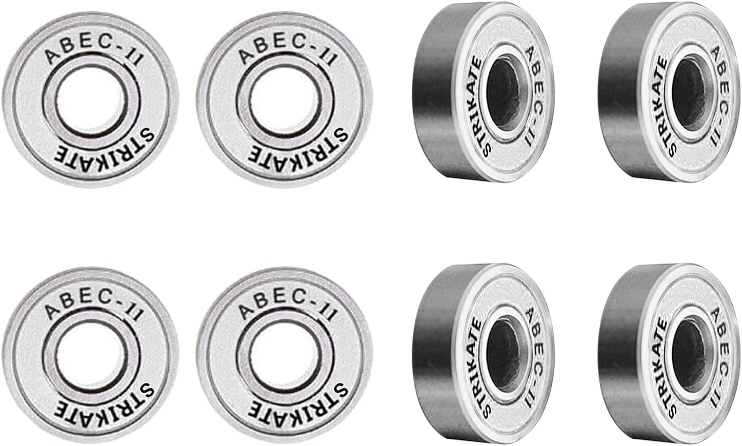 Pepisky 8 Pack Skated Bearings High Speed Low Noise Longd Bearings 8 x 22 x 7mm