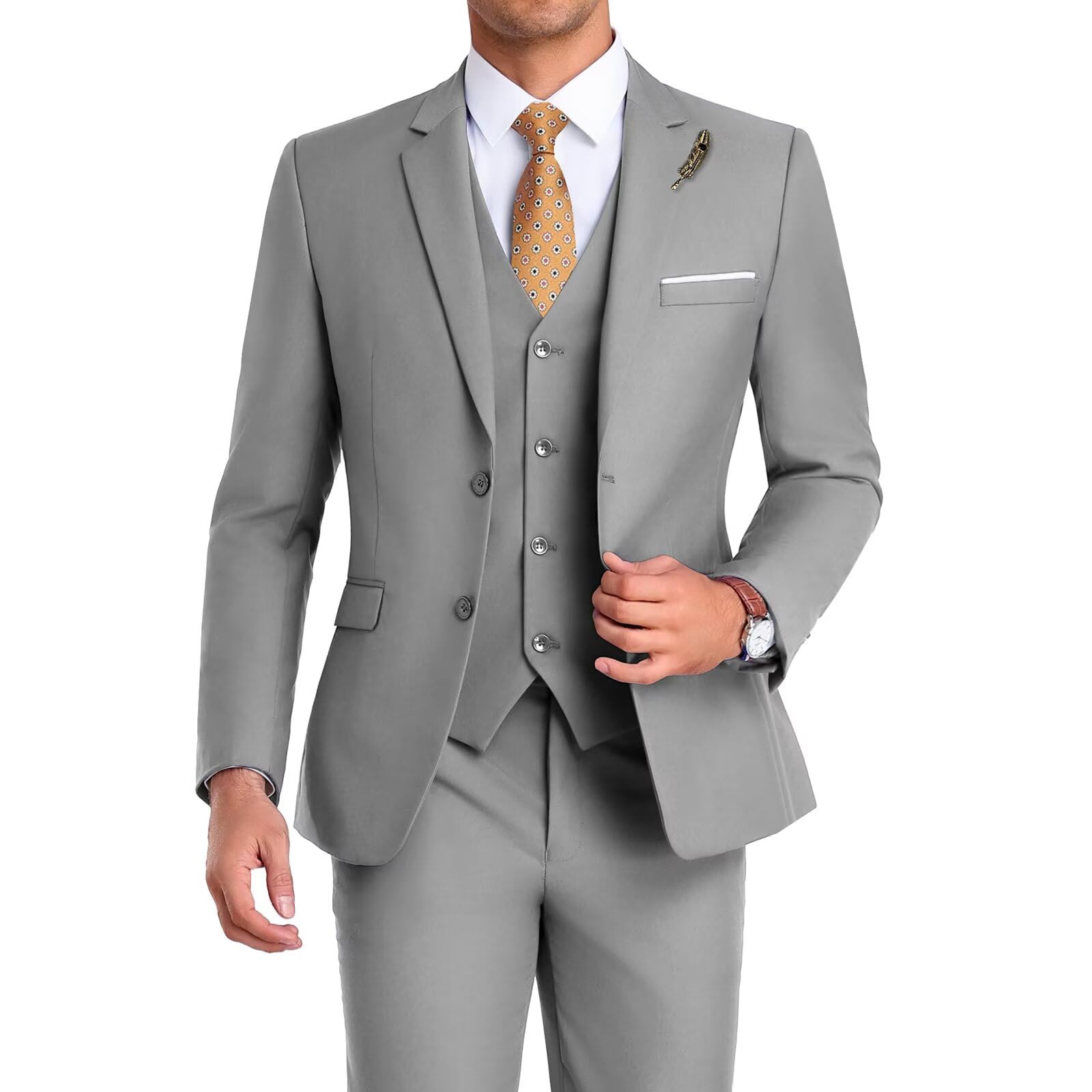 High End Suits Men Suit Pieces Slim Fit Desertcart INDIA