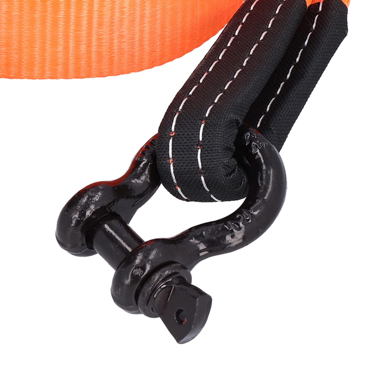 Cuerda de Remolque Offroad, Correa de tracción de poliéster de recuperación, Correa de Remolque de recuperación, 5 Metros 5 toneladas, para SUV, ATV, Kit de Correa de (Orange)