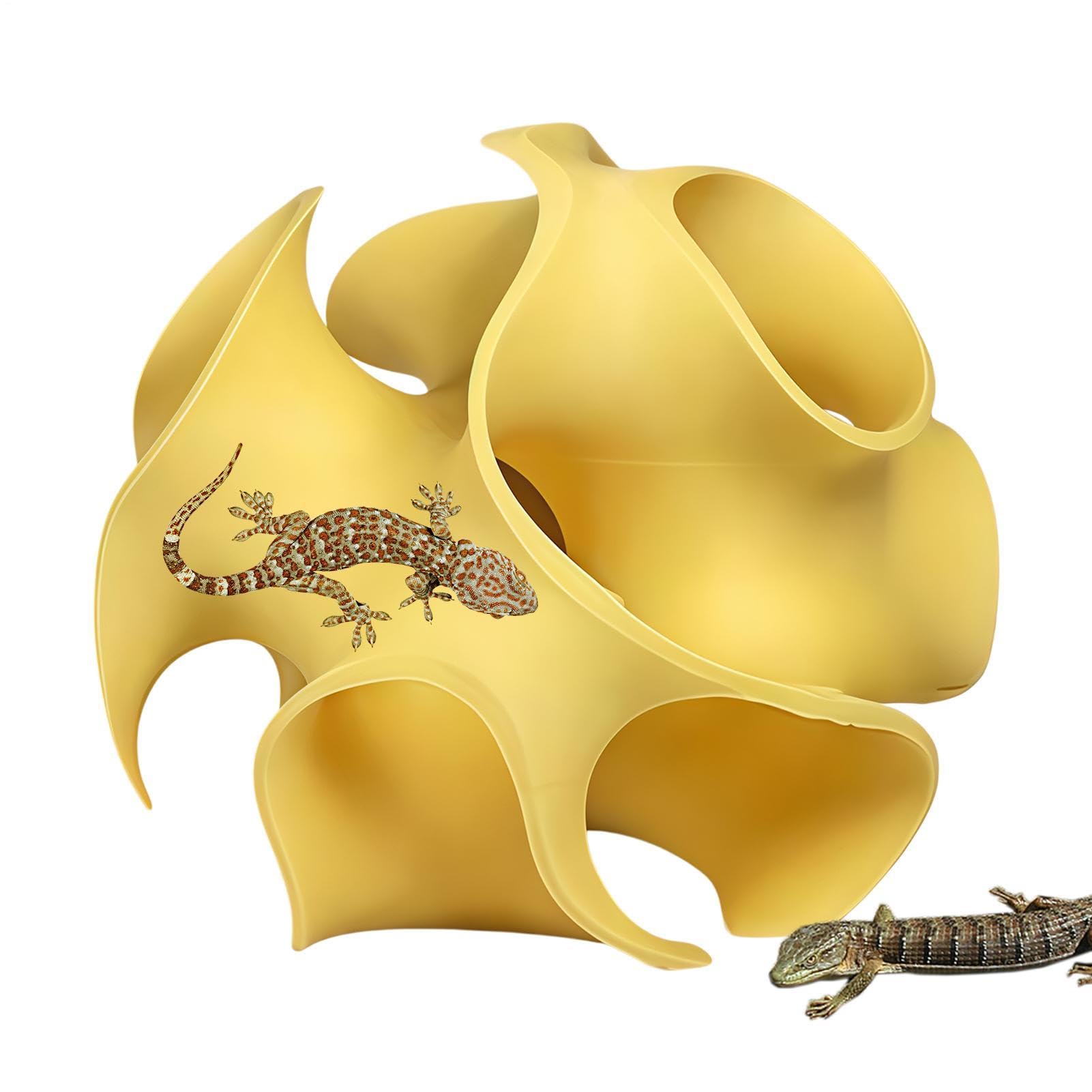 Cachette pour reptile imprimée en 3D pour décorer un terrarium naturel