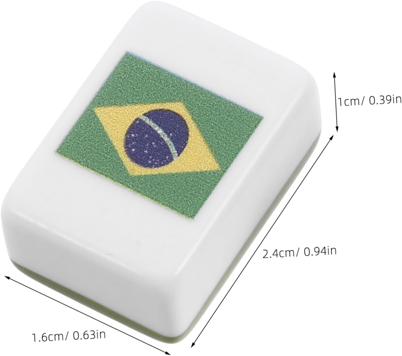 KICHOUSE 48pcs Flag Pattern Mahjong Set Game Tiles for Adults Boys and Girls for Family Gatherings Picnics and Outdoor Parties