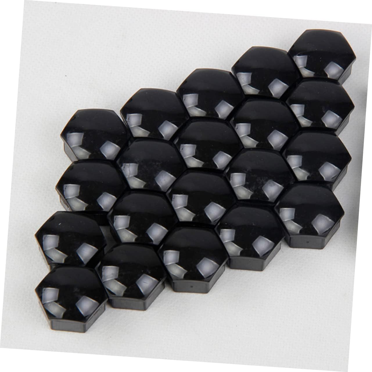Wheel Caps Plastic Hexagon Socket Tire Nut Covers Clips for Bike Car Leakproof Decorative