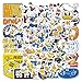 50Pcs Disney Donald Duck Themes Waterproof Stickers for Water Bottle Cup Laptop Bike Skateboard Luggage Box Vinyl Graffiti Patches BRJHSL