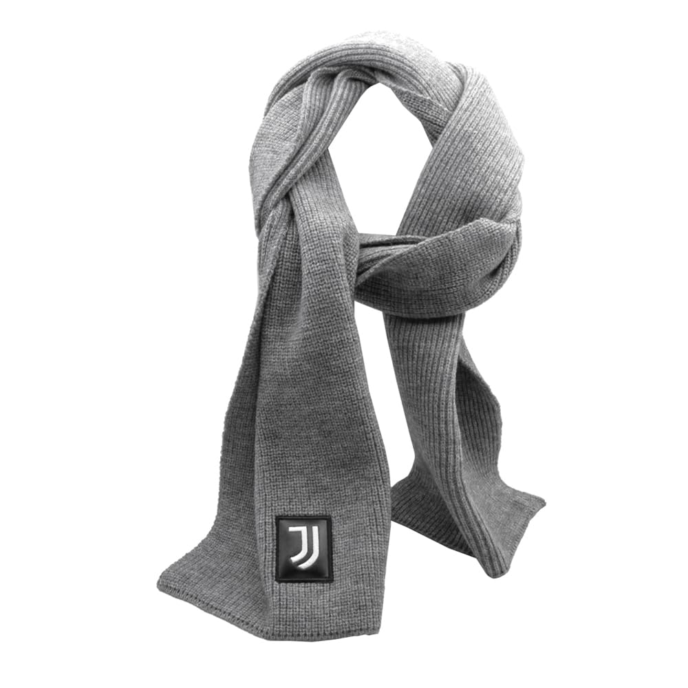Juventus SET SCIARPA E CAPPELLO CON RICAMO IN BOX 47% PC 31% PL 22% NY 133555 GRIGIO