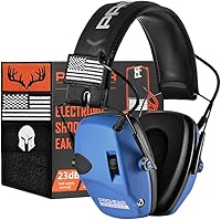 Vista 23 de PROHEAR Orejeras electrónicas digitales de protección auditiva con almohadillas de gel GEP02, orejeras de amplificación de sonido 5X, protección