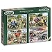 Produktbild Jumbo Spiele 11181 - Falcon De Luxe Seasons on The Farm, Puzzles, 4 x 1000 Teile