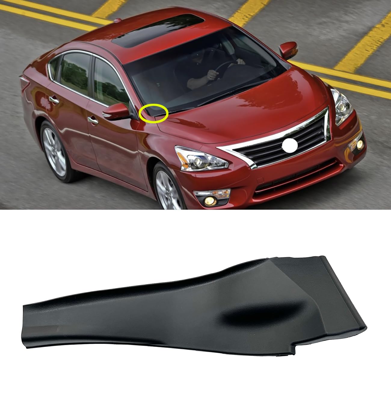 A508】「TRYANGLE」 ALTIMA Amazon.com: Para 2013-2017 Nissan Altima Delantero RH Pasajero