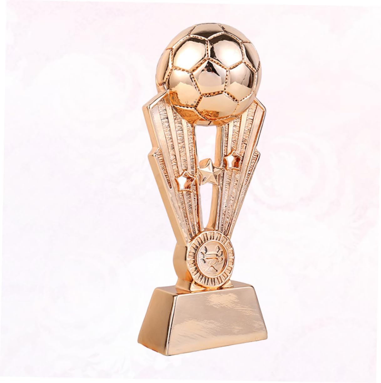 BESPORTBLE Plating Resin Soccer Trophy Base Bronze Winner Award for School Office Kindergarten for Team Recognition and Celebrations
