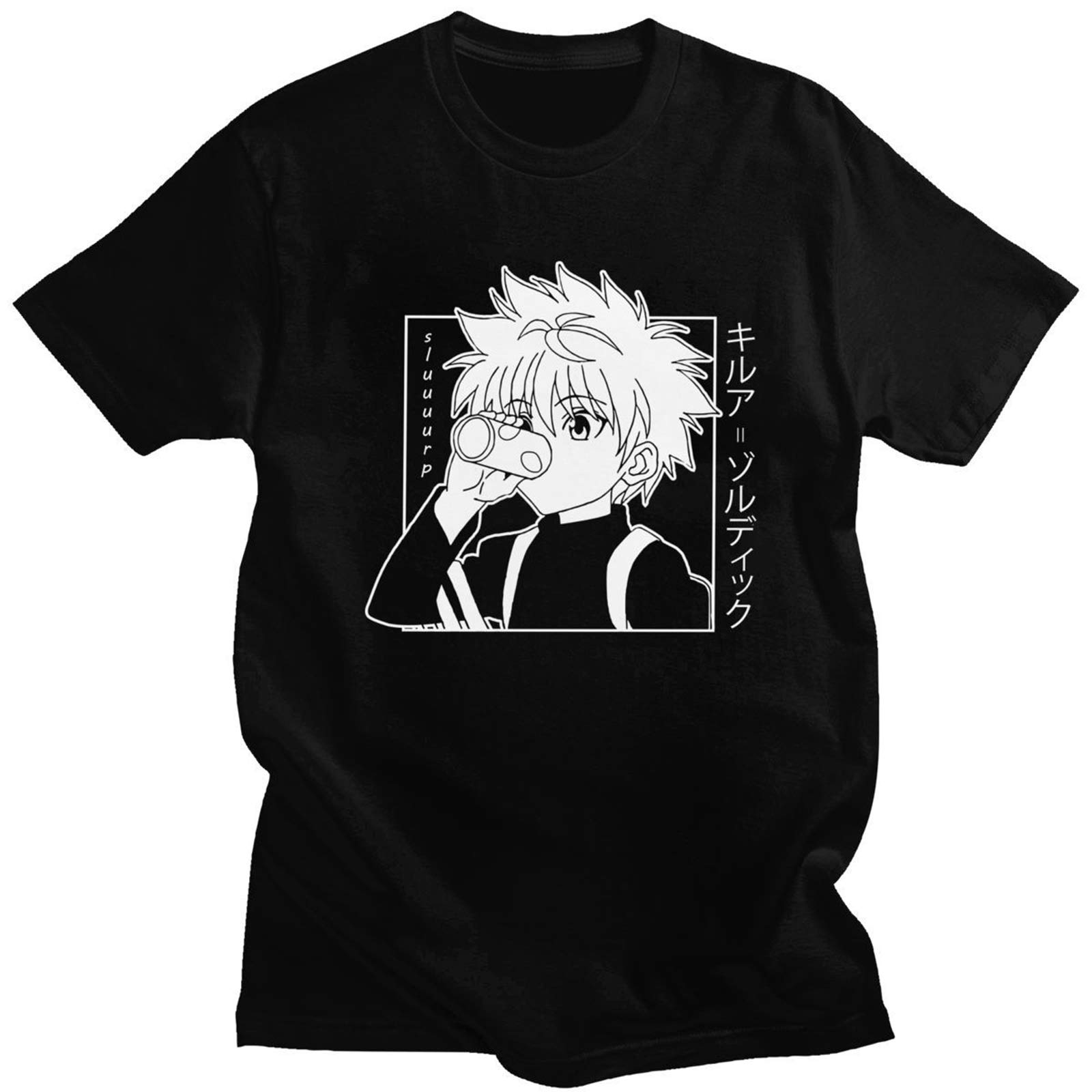 Hunter x Hunter Shirt Anime Killua Gon Hisoka T-Shirt Short Sleeve Cartoon Tees for Men Women