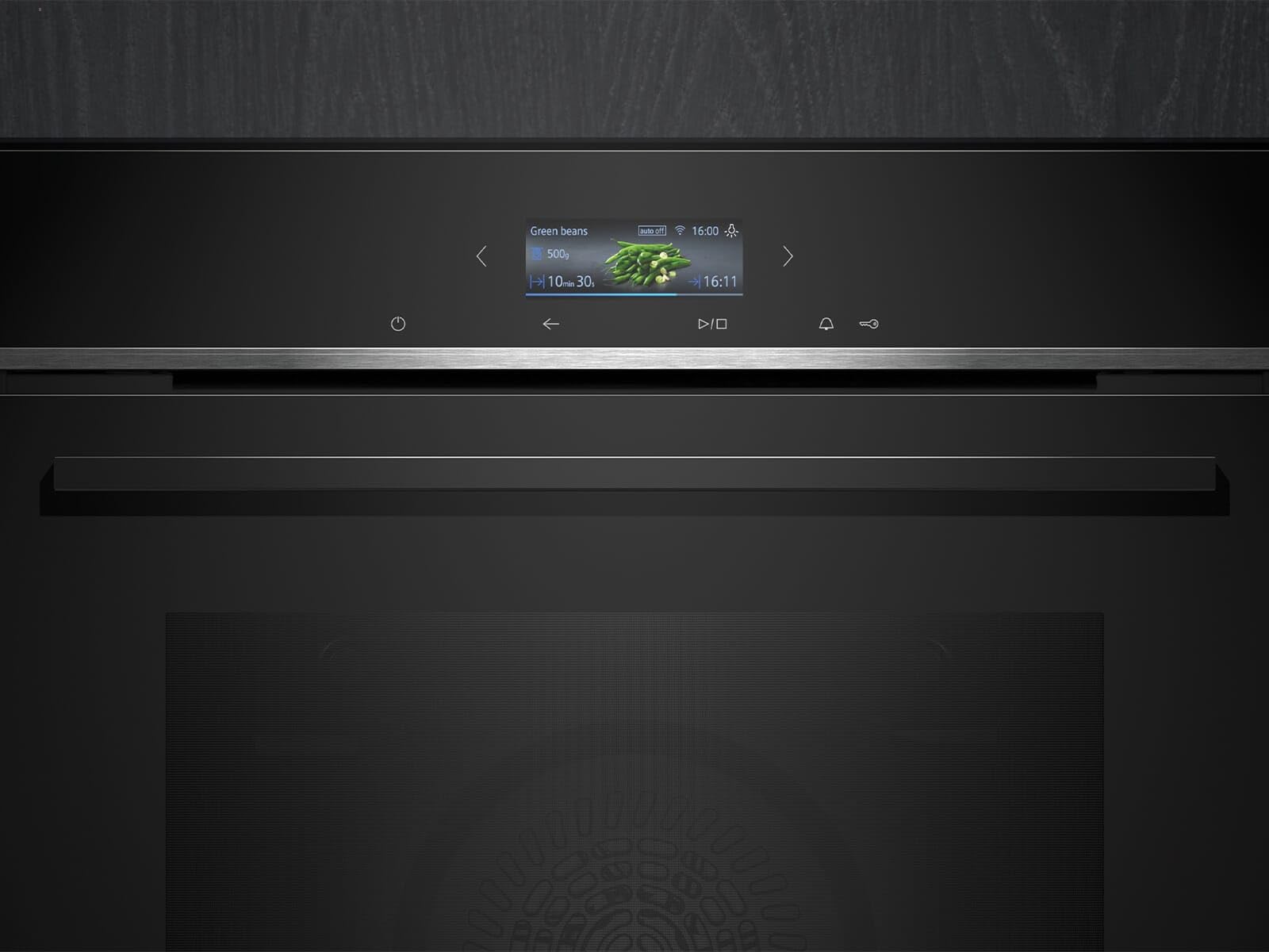 Siemens HB772A1B1 iQ700 - Forno da incasso, 60 x 60 cm, prodotto in Germania, display TFT Full Touch, assistente al forno, activeClean, cookcontrol Plus, aria calda 3D, riscaldamento rapido e