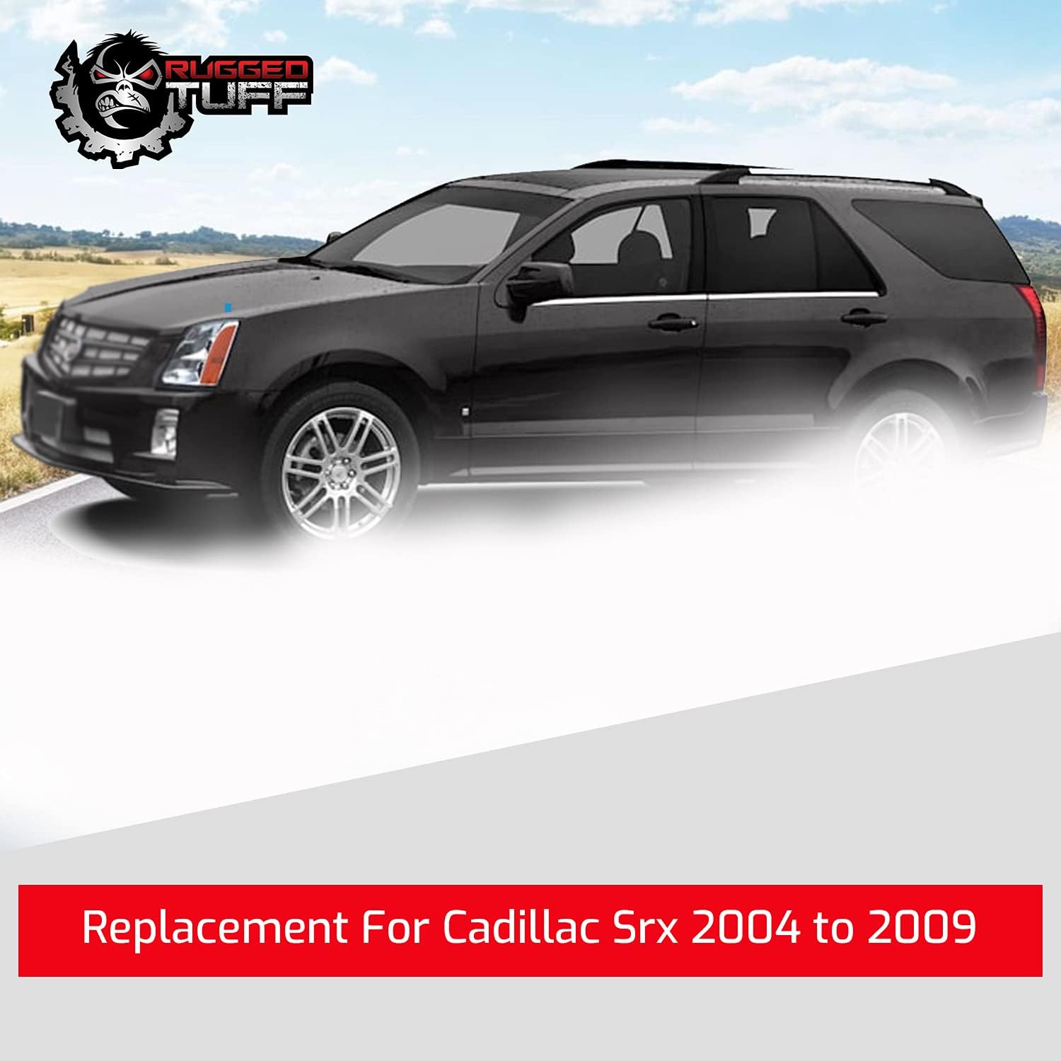Driver Side Mirror Glass Replacement For 2004-2009 Cadillac SRX 04 05 06 07 08 09 Right Exterior Auto Mirrors Rear View Lens exactafit 8319L