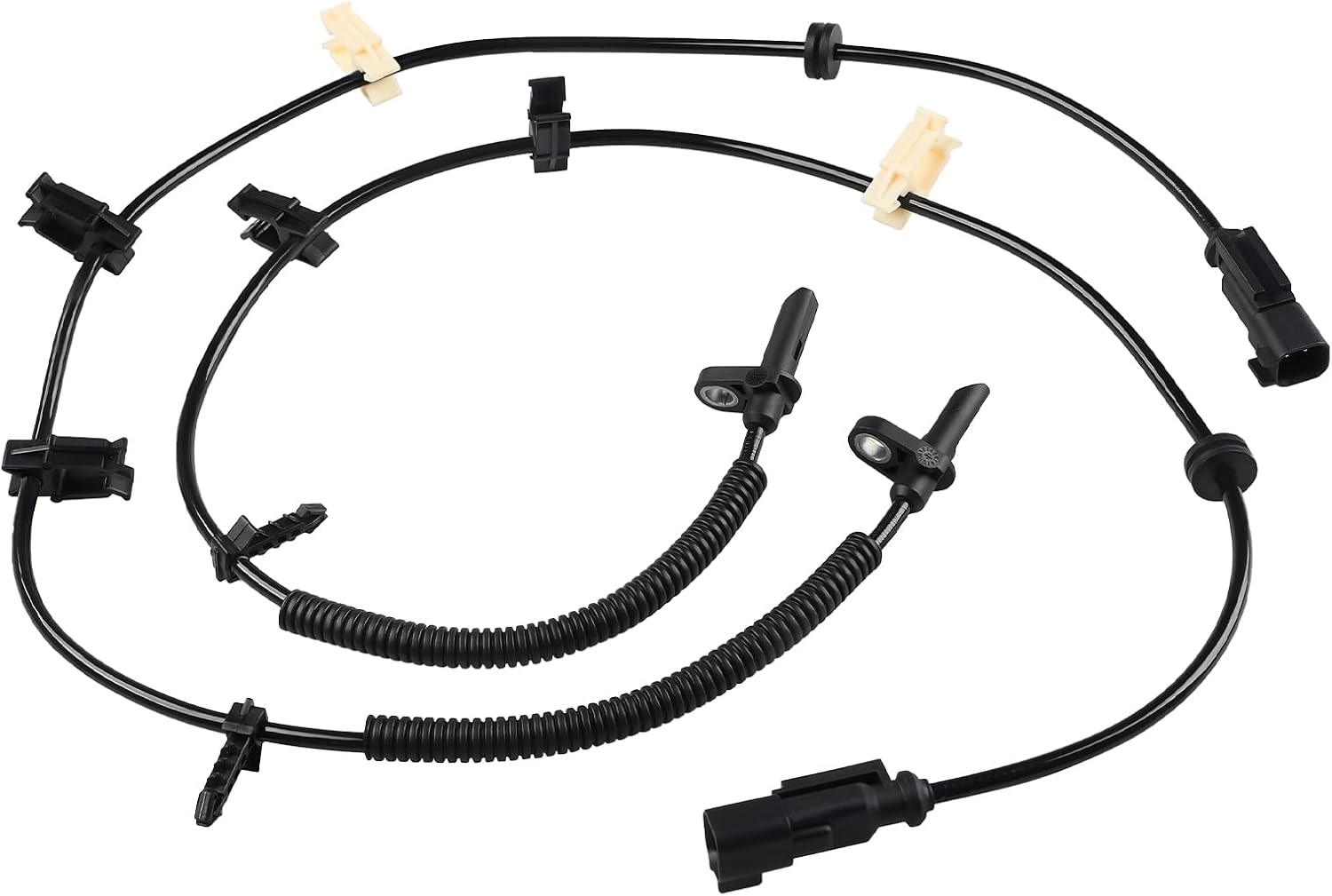 WMPHE 2 Pcs Rear ABS Wheel Speed Sensor Compatible with Chevy Traverse 2009 to 2017, GMC Acadia 2007 to 2016, Buick Enclave 2008 to 2017, Saturn Outlook 2007 to 2010, Replacement for 22739728 10391044