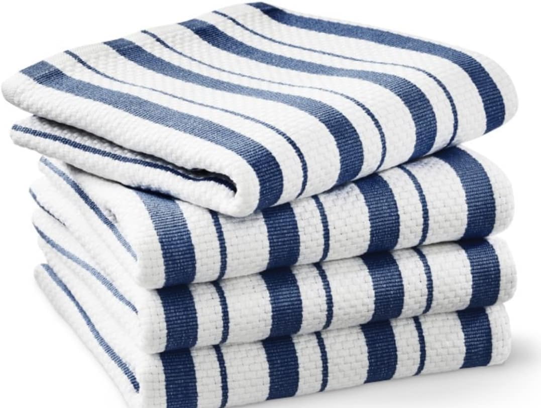 Williams-Sonoma Classic Striped Towels, Set of 4 (Blue)