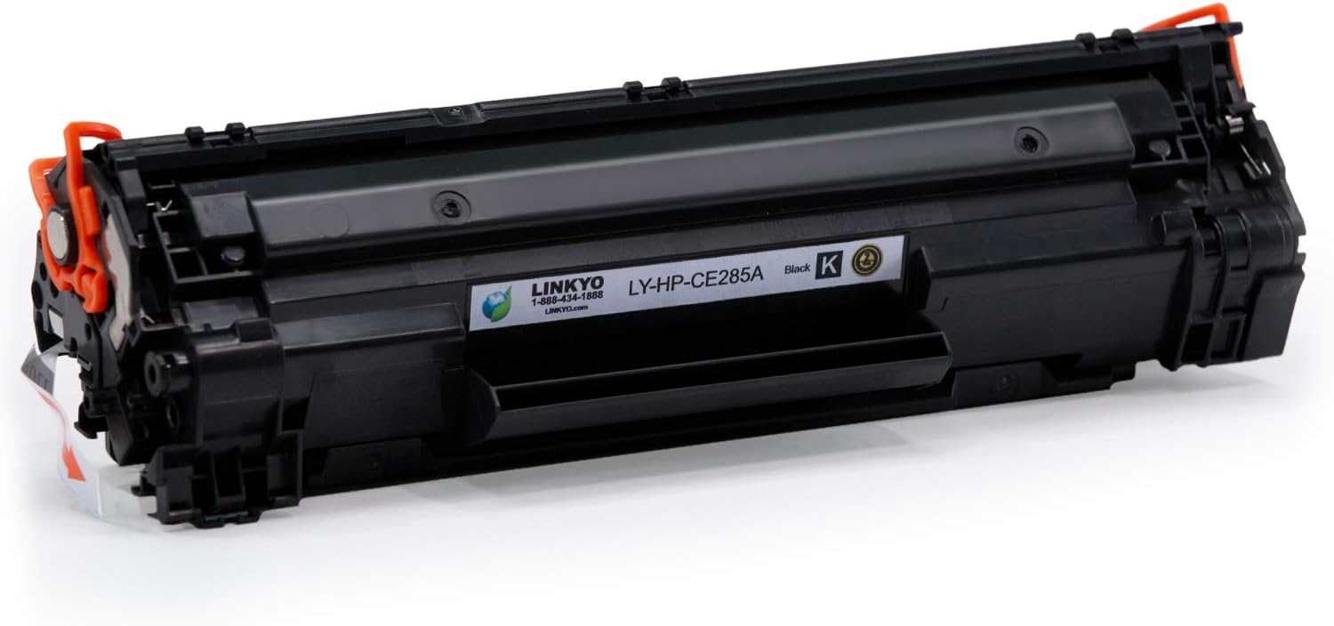 Best Deal LINKYO Compatible Toner Cartridge Replacement for HP 85A CE285A (Black, 2-Pack)