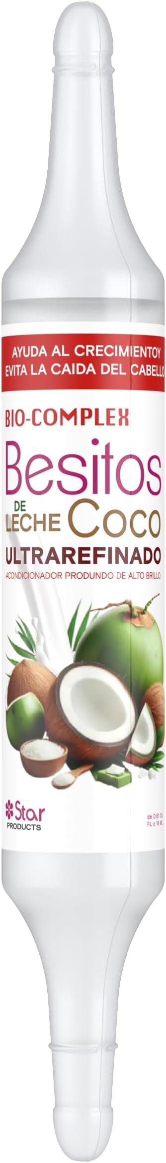 Coconut Oil Capsules 1 Pack – 0.61 oz Each, Deep Moisturizing Hair Treatment for Repair, Hydration, and Strengthening