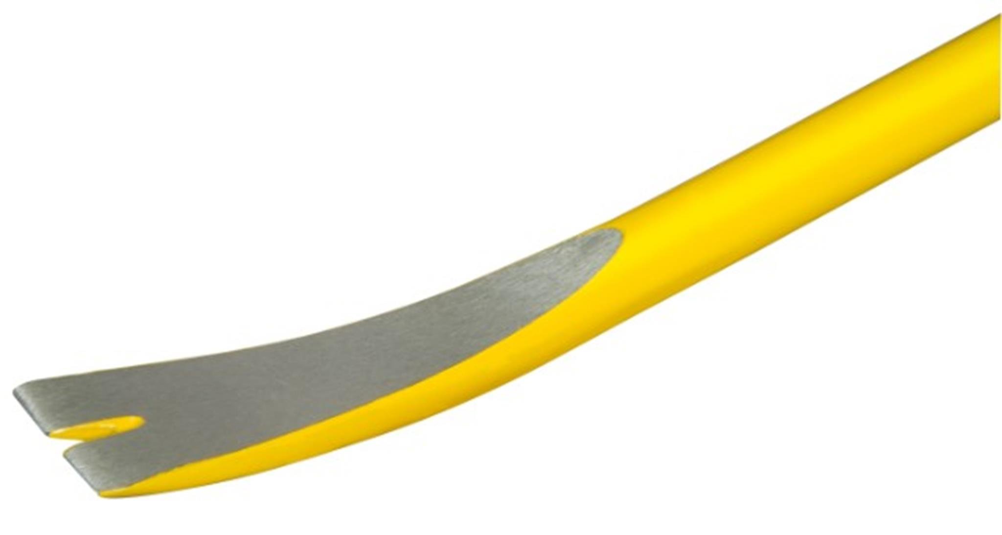 STANLEY 1-55-503 Pied-De-Biche 600 Mm Gamme FATMAX - Acier Au Carbone Trempé - Ultra Léger - Grand Levier - Partie Semi-Plate En U - Entaille Supplémentaire Pour Arracher Les Clous