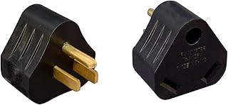 Cynder 30-15 Adapter 30 Amp Female to 15 Amp Male Triangle RV Camper Electrical Power Electric 02005