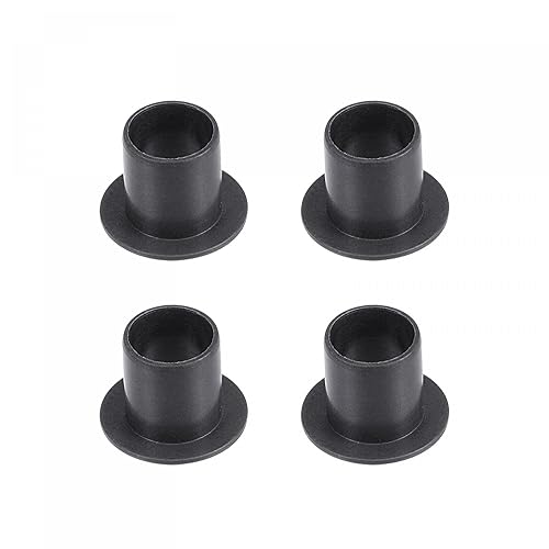 Miniatura 11 de uxcell Rodamientos de manga con bridas 0.118 in Diámetro 0.181 in OD 0.197 in Longitud POM Envueltos Bujes sin aceite Negro 4pcs
