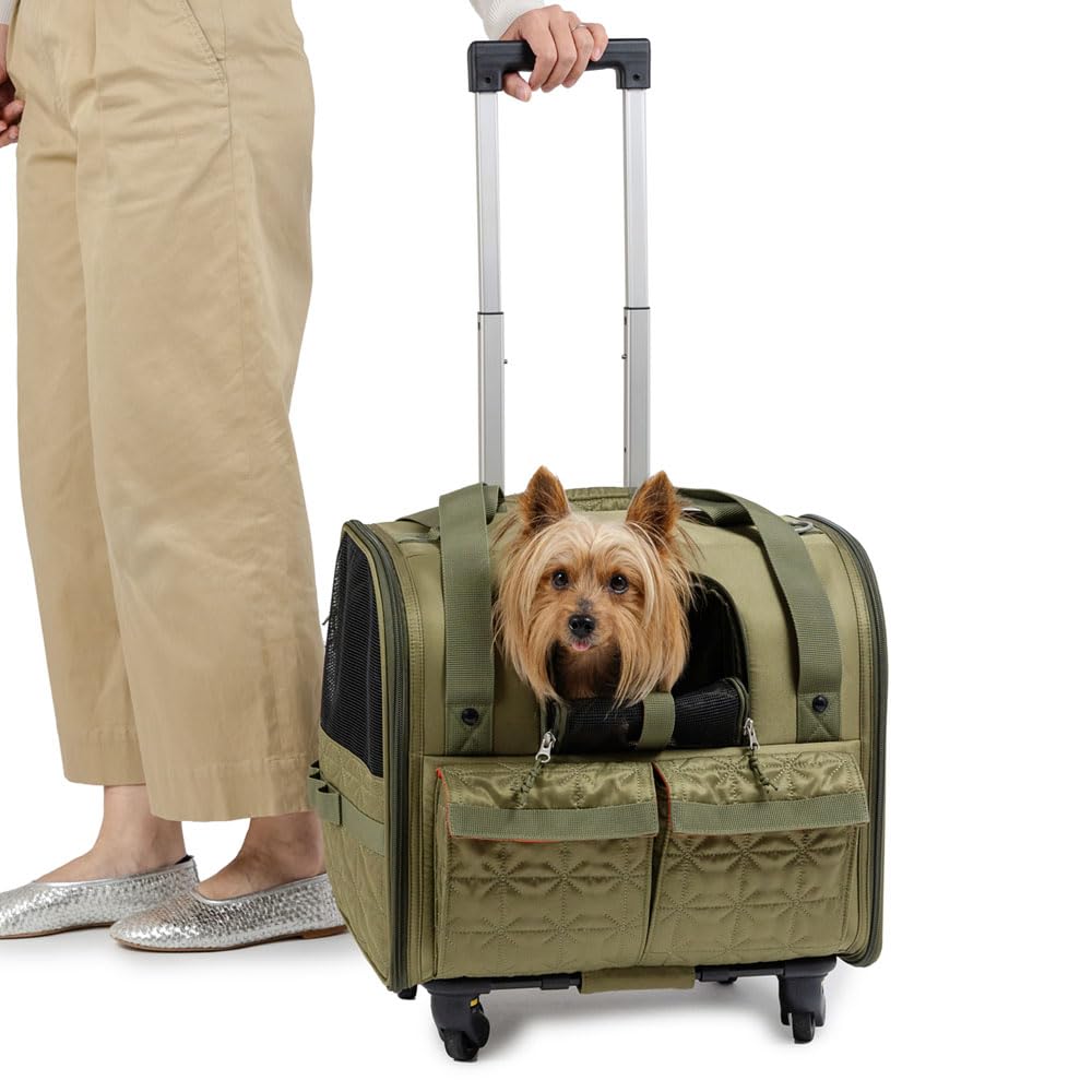 ペットパラダイス 犬 キャリー キャリーバッグ キャスター付き 4輪 Amazon.co.jp: ペットパラダイス 犬 キャリーバッグ キャスター 付き