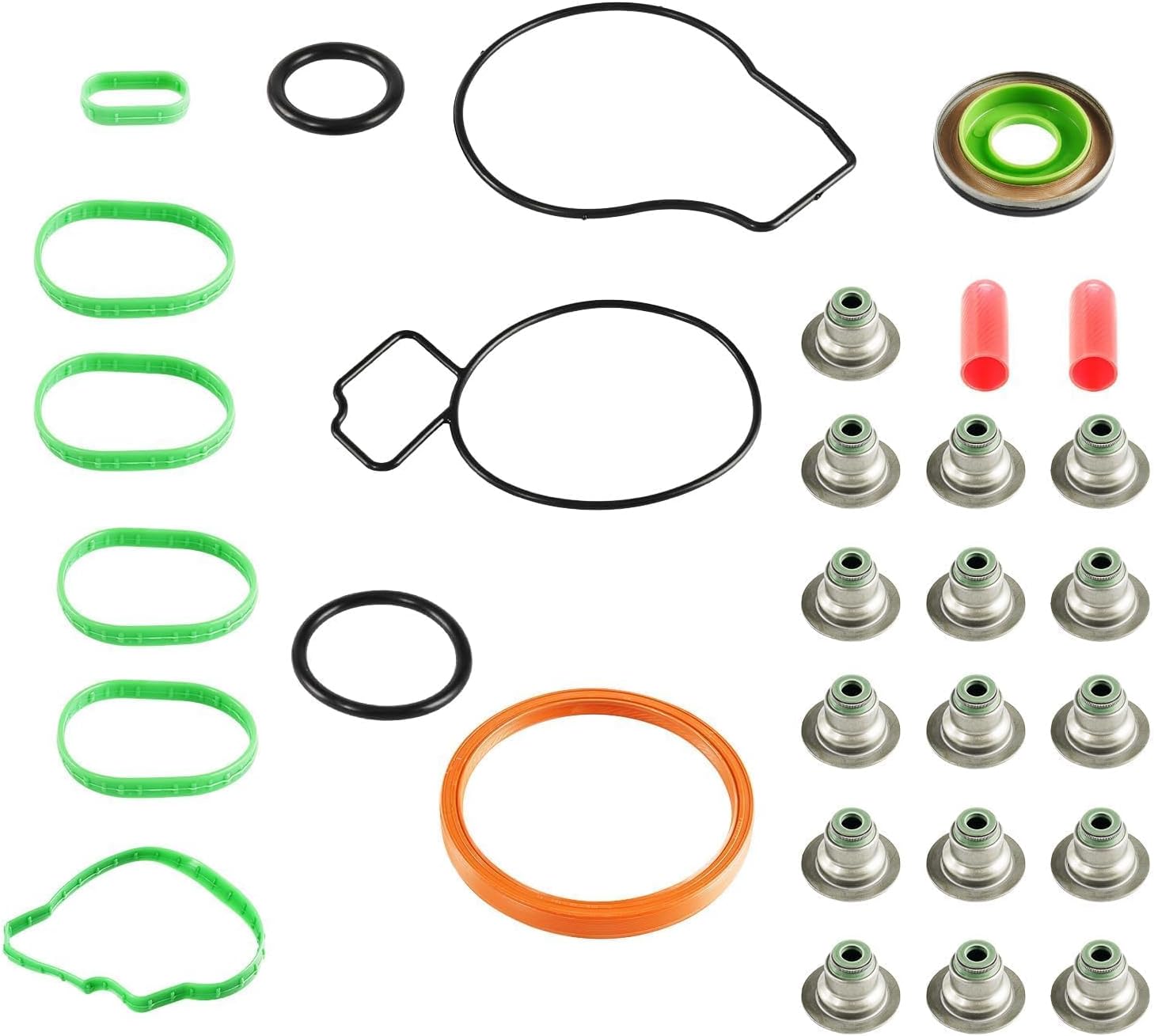 KAX Engine Cylinder Head Gasket Set Compatible with Chevrolet Equinox/GMC Terrain 2010-2012, Buick Verano 2012-2017, Captiva Sport 2012-2013, LaCrosse Regal Impala 2.4L, Head Gasket Kit, OE# HS26517PT