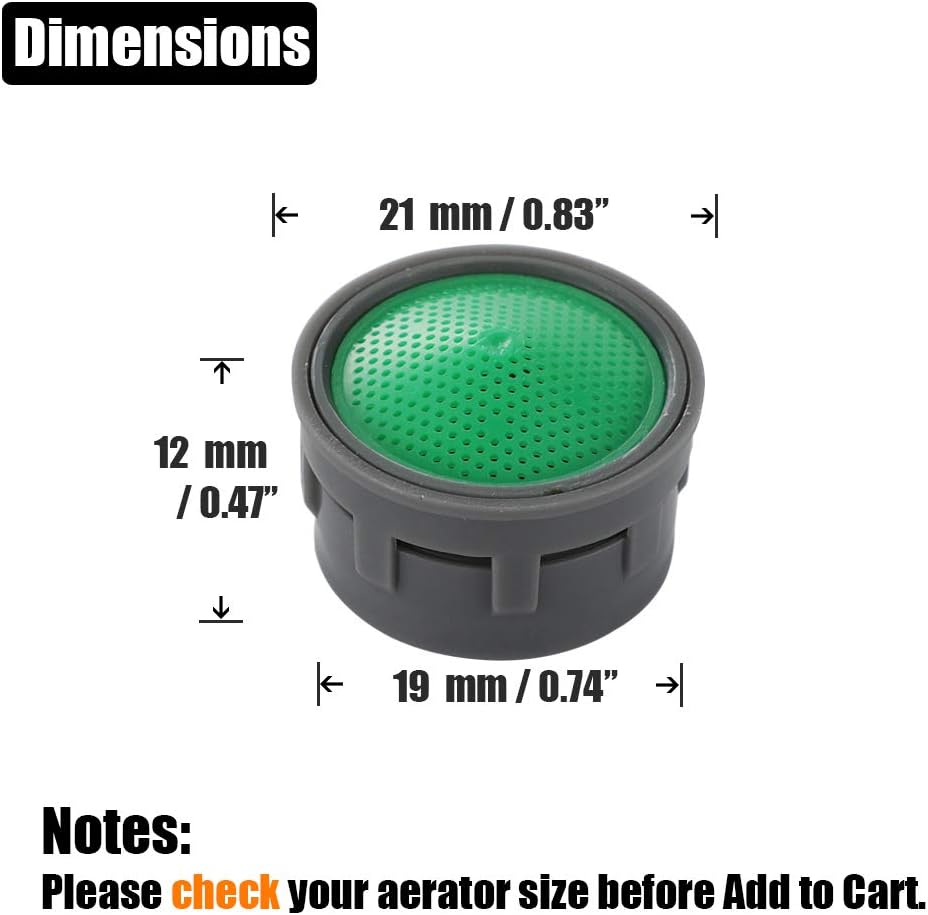 Buy Jqk Faucet Areator 4 75 Gpm Insert Faucet Aerators Replacement Parts Bathroom 10 Pack Fag P10 Online In Indonesia B07v23fth2