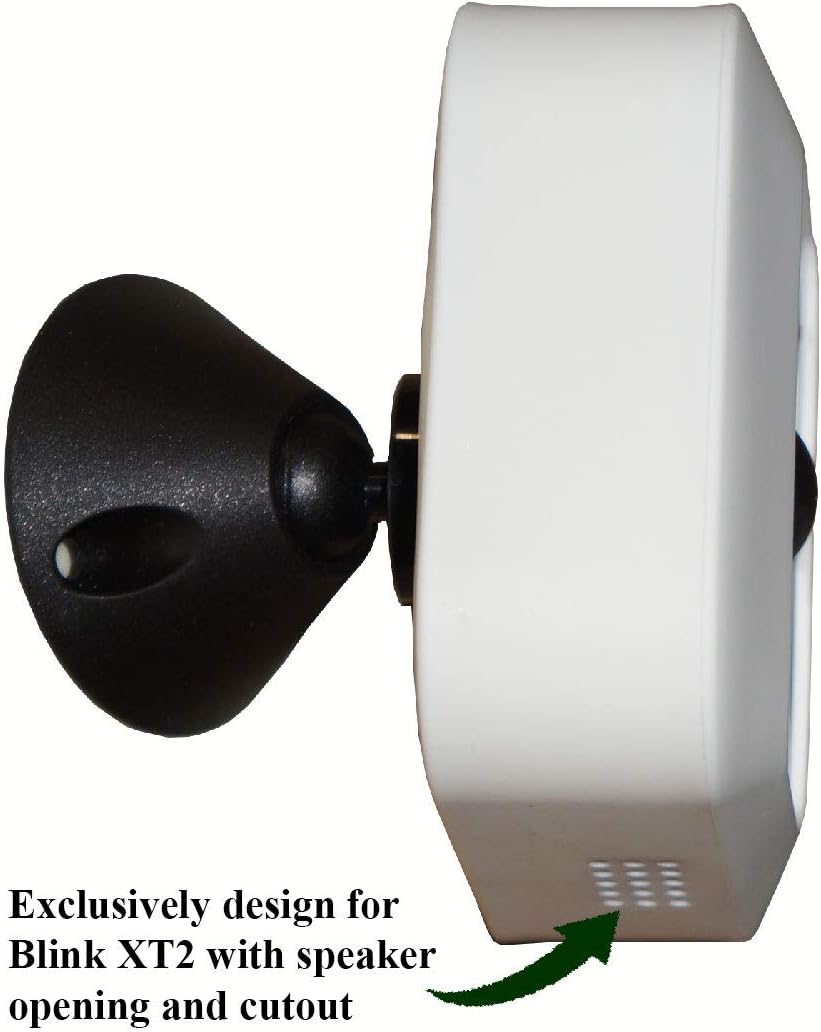 Silicone Skin Case Cover for Blink XT2 Outdoor Camera - Exclusively Designed for Blink XT2 Security Camera with Speaker Cutout - Weather Protection (3-Pack, BXT2 White)