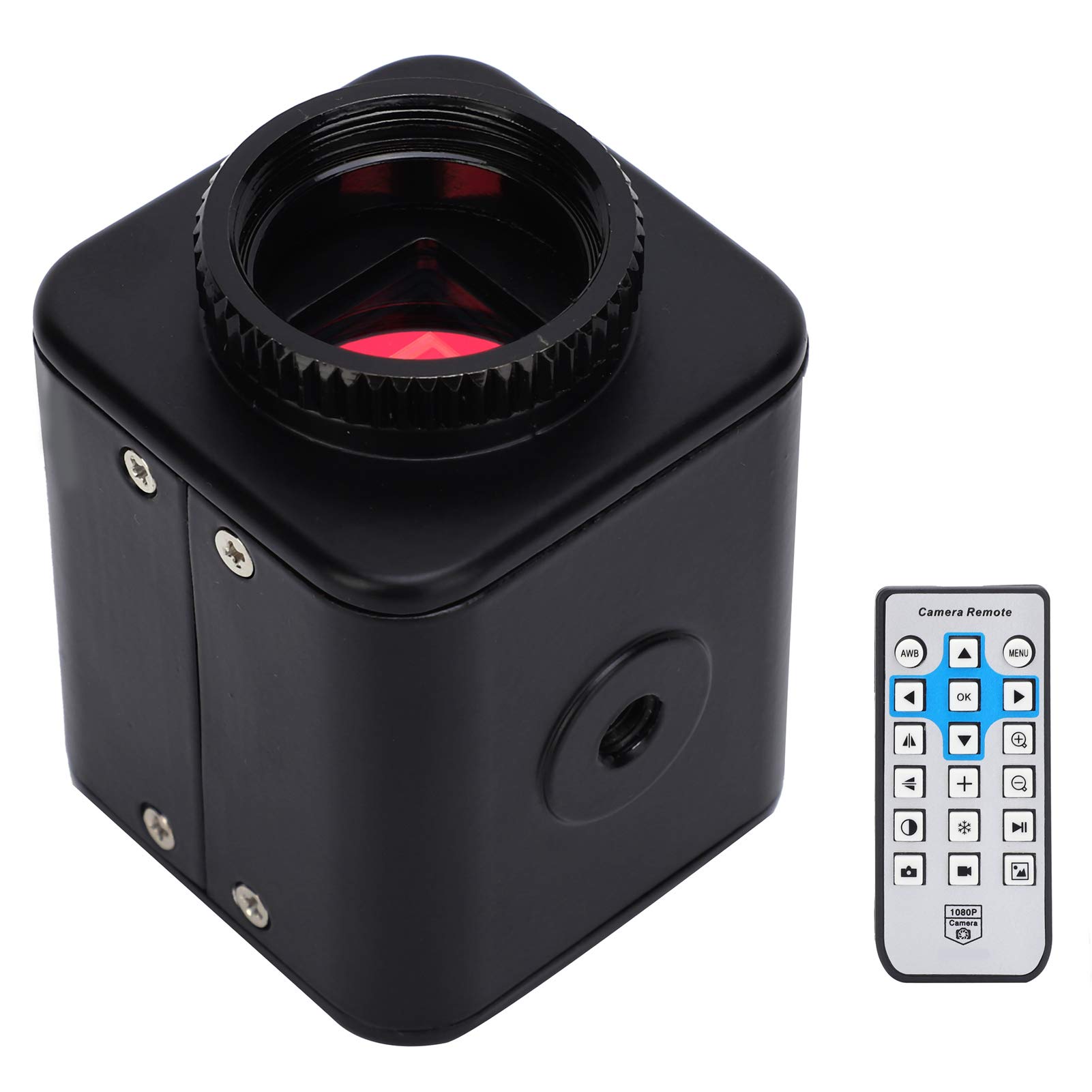 Telecamera industriale, microscopio Full HD 16MP 2K 1080P 60FPS Videocamera industriale per microscopio Lente d'ingrandimento con uscita HDMI per chip di memoria TF, riparazione (Unione Europea)