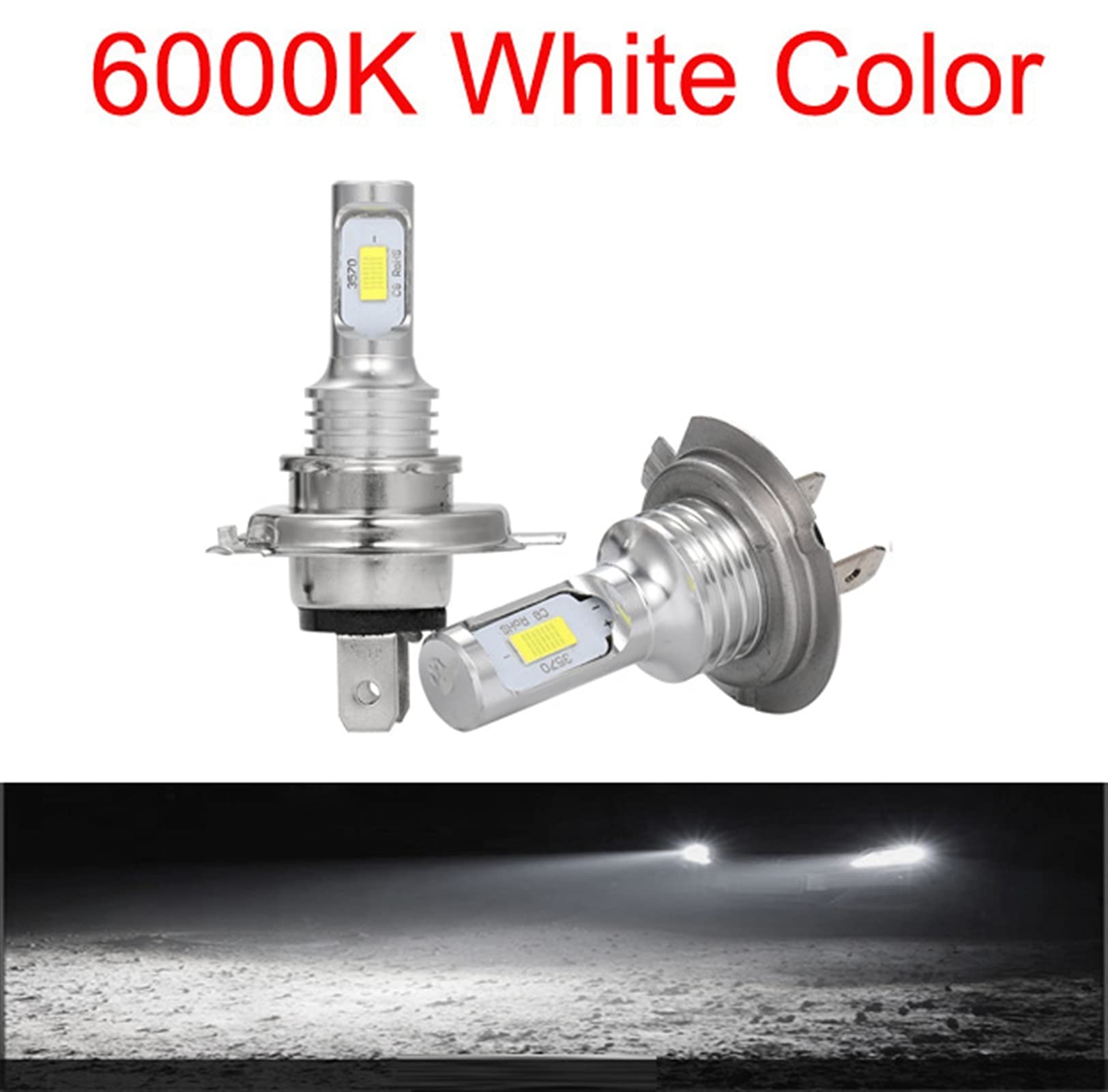 Led headlights 2PCS H4 H7 H11 H11 H1 Turbo LED سيارة المصباح المصابيح 3000K 6000K 12000K 9005 HB3 9006 HB4 H8 السيارات أضواء السيارات القيادة الضباب مصباح led bulb