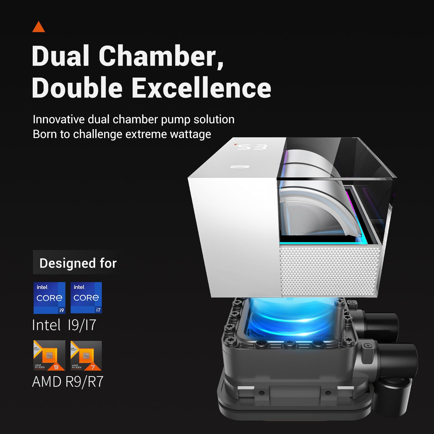 Amazon.co.jp: PCCOOLER CPS DS360 AIO Liquid CPU Cooler 360mm