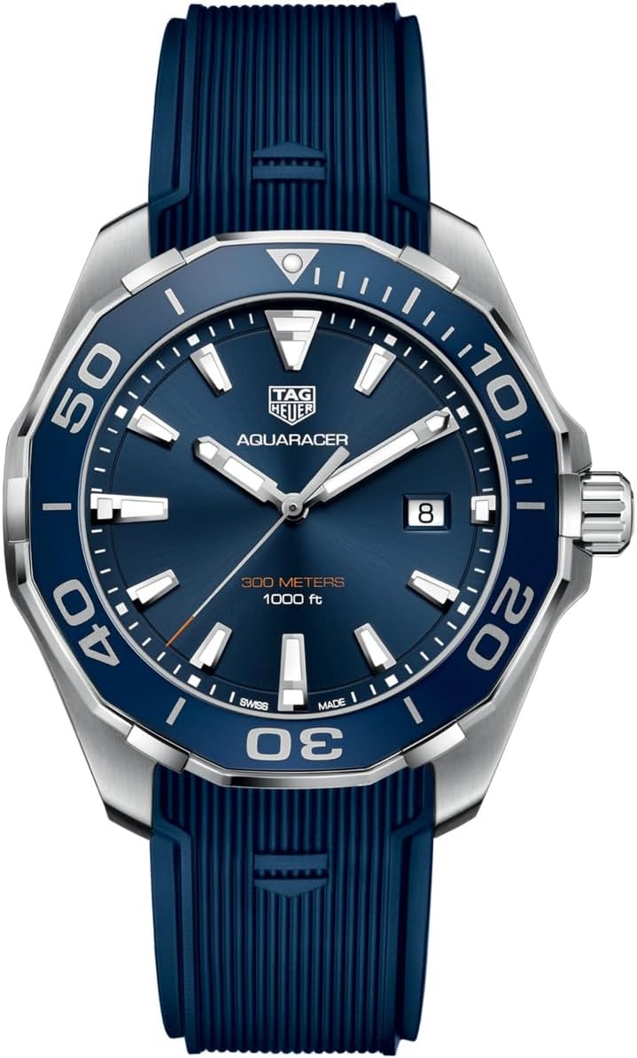 TAG HEUER Aquaracer Blue Dial Men’s Watch WAY101C.FT6153